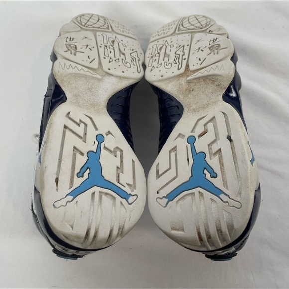 Nike Jordan 9 Retro Sneaker in Pearl Blue (GS) Youth Size 5.5 - Picture 7 of 9
